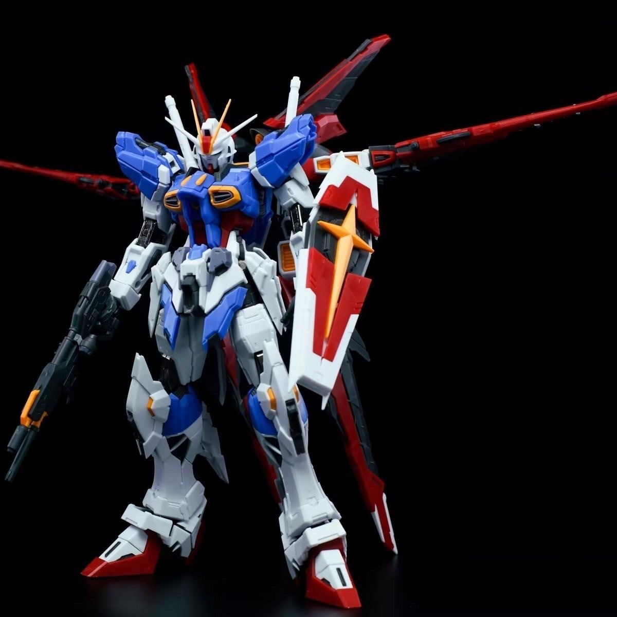 【EAGLE MODEL】1/100 MG フォースインパルスガンダム 合金フレーム付き Yujiaoland仕様 SEED DESTINY プラモデル 未組立 新品_画像1