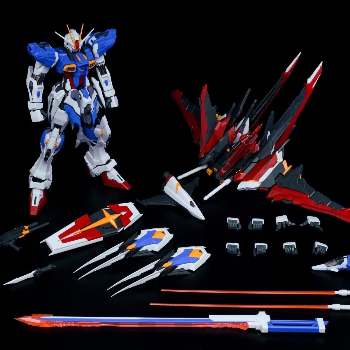 【EAGLE MODEL】1/100 MG フォースインパルスガンダム 合金フレーム付き Yujiaoland仕様 SEED DESTINY プラモデル 未組立 新品_画像2