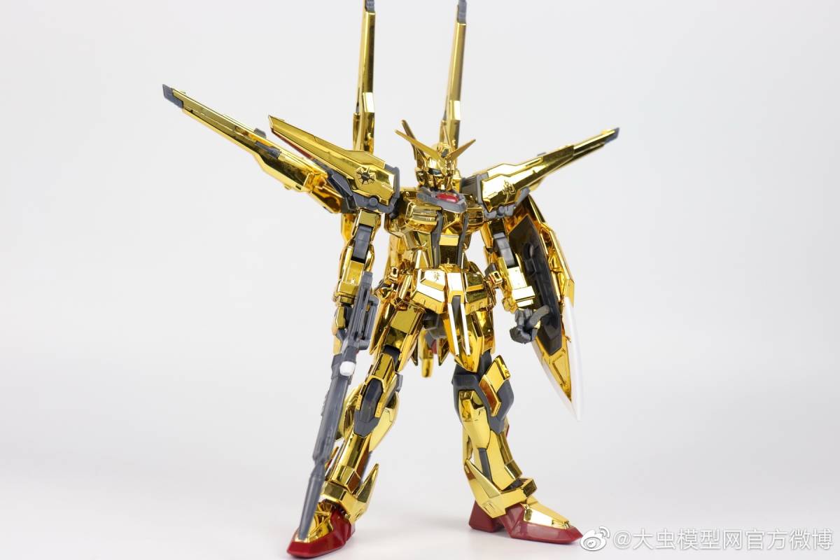 【高高/GAOGAO】1/100 ORB-01 アカツキガンダム ゴールドミラーコーティング フルセット 再販 SEED DESTINY プラモデル 未組立 新品_画像3