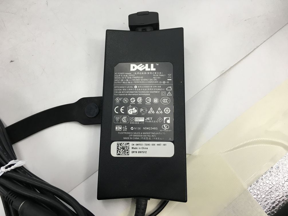 DELL/ノート/HDD 750GB/第2世代Core i7/メモリ4GB/2GB/WEBカメラ有/OS無-240504000962719_付属品 1