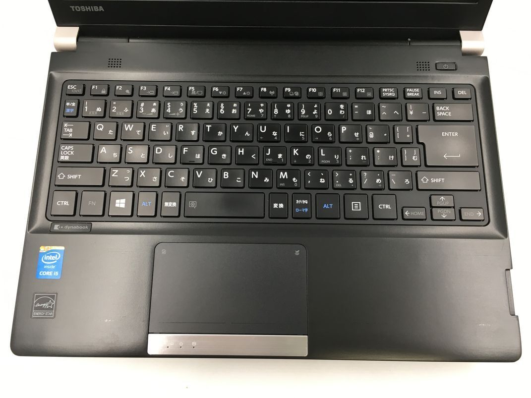 TOSHIBA/ノート/SSD 128GB/第4世代Core i5/メモリ4GB/4GB/WEBカメラ無/OS無-240502000959473_キーボード接写１