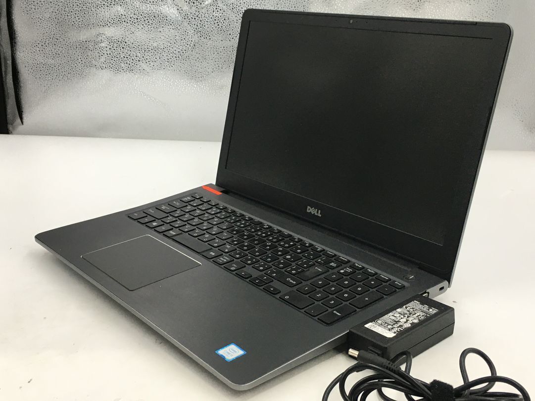 DELL/ノート/第7世代Core i5/メモリ8GB/WEBカメラ有/OS無/Intel Corporation HD Graphics 620 32MB/ドライブ-231226000703287_正面 M