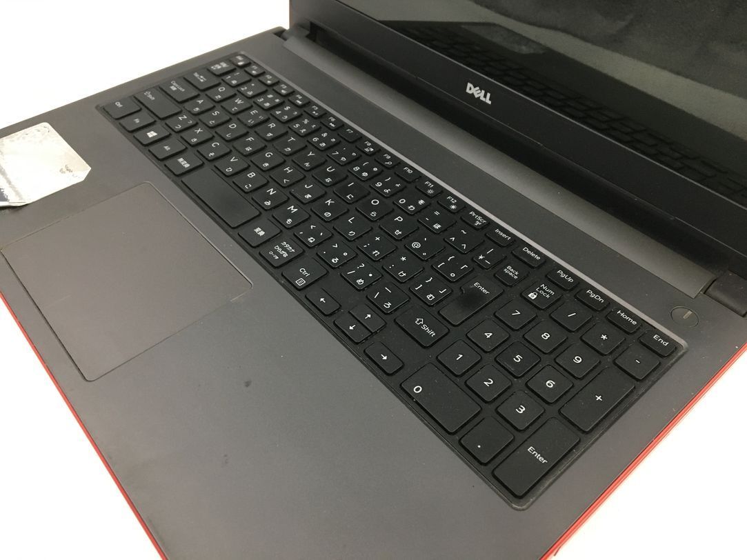 DELL/ノート/第5世代Core i5/メモリ4GB/WEBカメラ有/OS無/Intel Corporation HD Graphics 5500 32MB/ドライブDVD-R-240213000798514_キーボード接写１