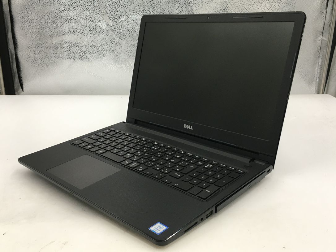 DELL/ノート/第7世代Core i5/メモリ4GB/WEBカメラ有/OS無/Intel Corporation HD Graphics 620 64MB/ドライブ-240411000916400_正面 M