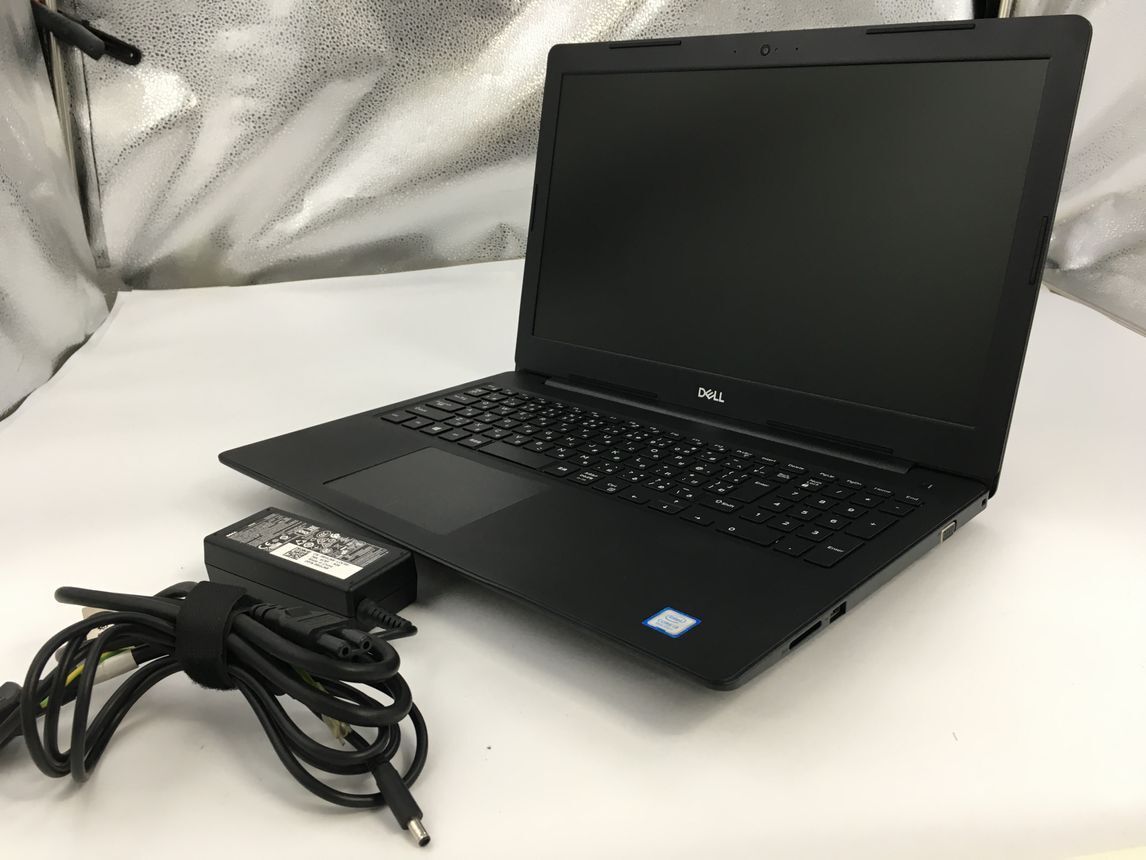 DELL/ノート/HDD 500GB/第8世代Core i3/メモリ4GB/WEBカメラ有/OS無/Intel Corporation UHD Graphics 620 32MB/ドライブ-240430000954552_正面 M