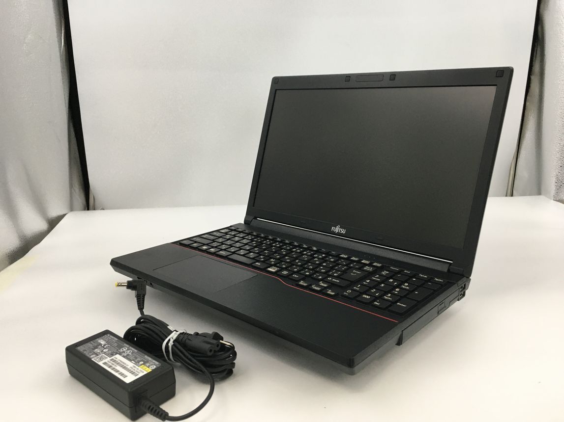 FUJITSU/ノート/HDD 320GB/第3世代Core i5/メモリ4GB/WEBカメラ無/OS無-240424000942682_正面 M