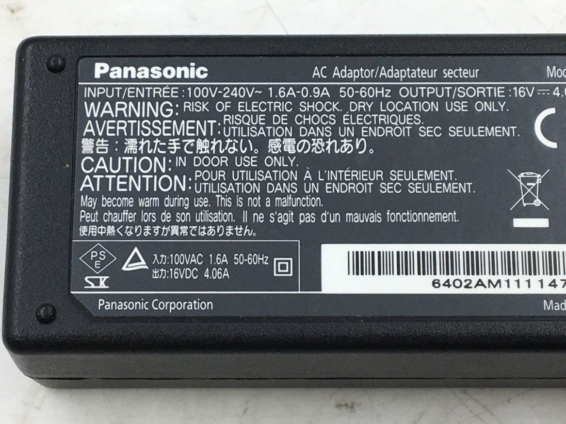 PANASONIC/ Note /SSD 128GB/ no. 2 поколение Core i5/ память 4GB/WEB камера нет /OS нет -240426000946743
