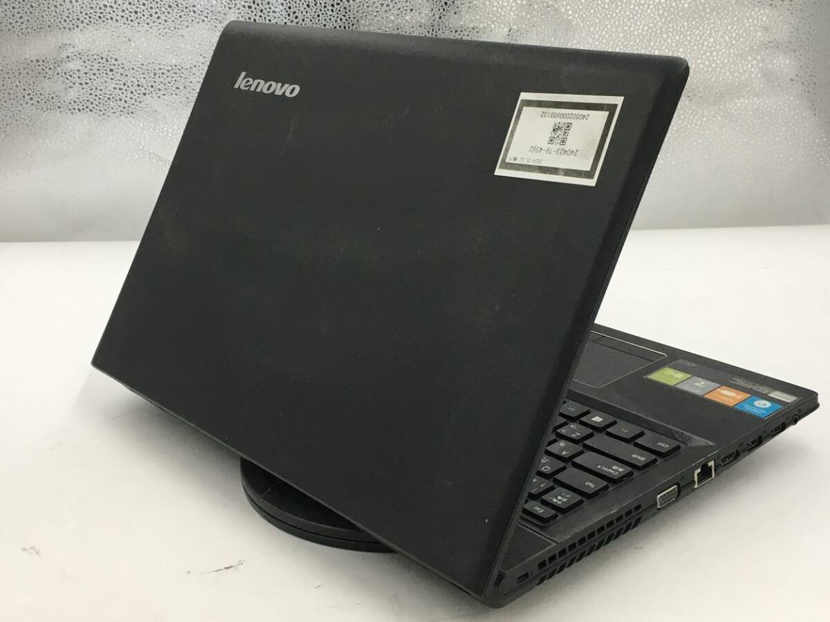 LENOVO/ノート/SSHD 500GB/第4世代Core i5/メモリ8GB/WEBカメラ有/OS無-240502000958132_天板　M