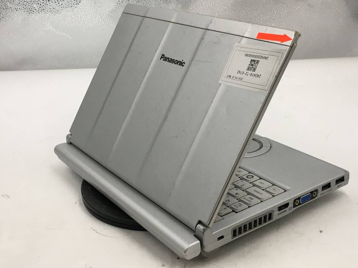 PANASONIC/ノート/HDD 320GB/第2世代Core i5/メモリ4GB/4GB/WEBカメラ無/OS無-240422000938366_天板　M