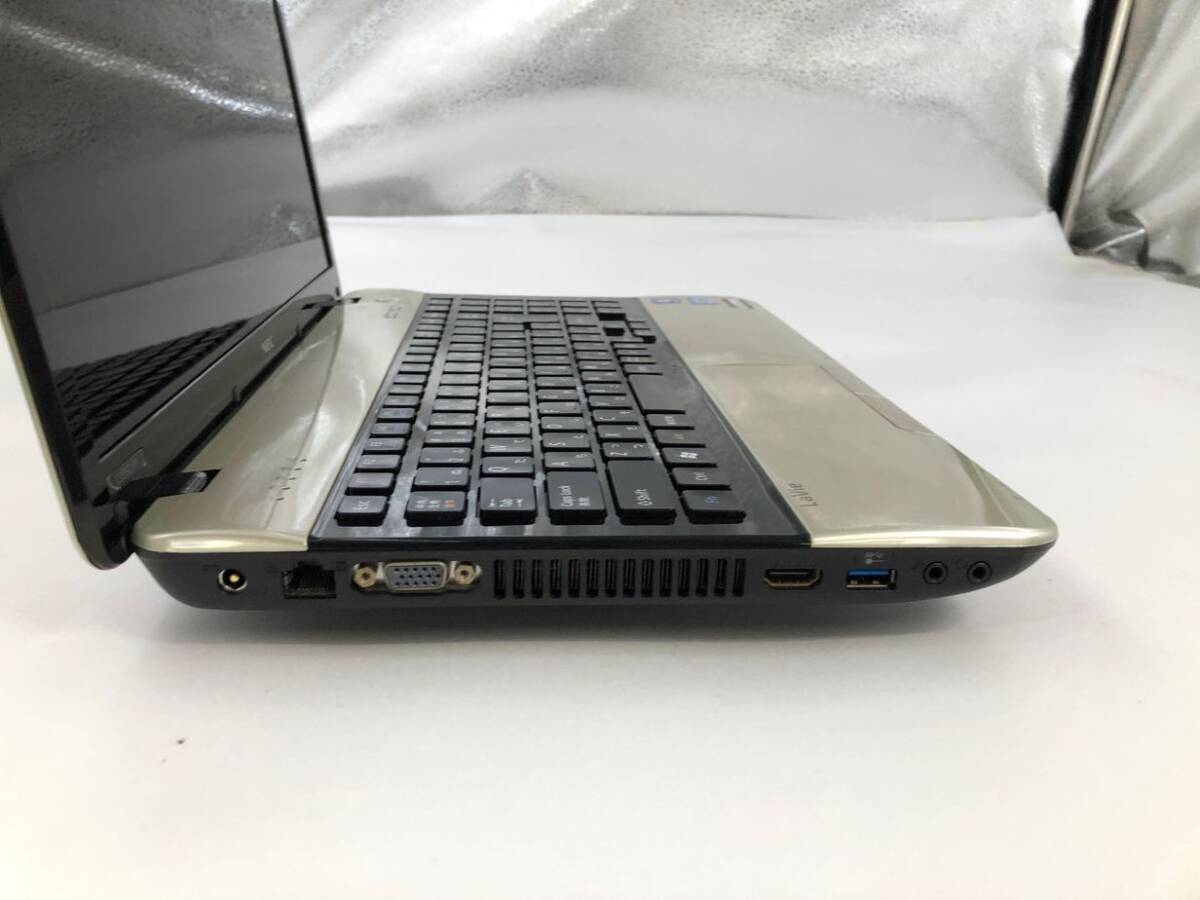 NEC/ノート/HDD 750GB/第2世代Core i5/メモリ4GB/4GB/WEBカメラ無/OS無-240426000948382_側面（左）M