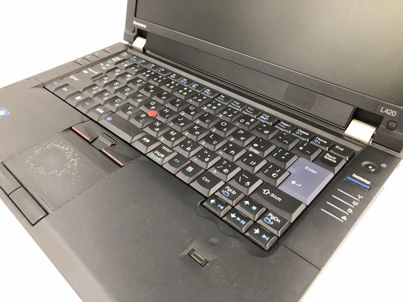 LENOVO/ノート/HDD 500GB/第2世代Core i5/メモリ4GB/WEBカメラ有/OS無-240425000944586_キーボード接写１