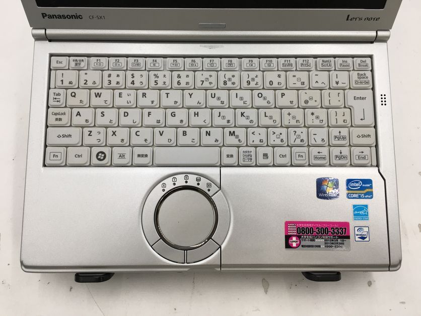 PANASONIC/ノート/HDD 500GB/第2世代Core i5/メモリ4GB/WEBカメラ有/OS無-240412000917855_キーボード接写１