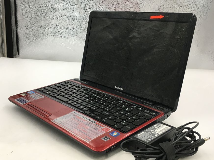 TOSHIBA/ノート/HDD 750GB/第2世代Core i5/メモリ4GB/WEBカメラ有/OS無-240423000939535_正面 M