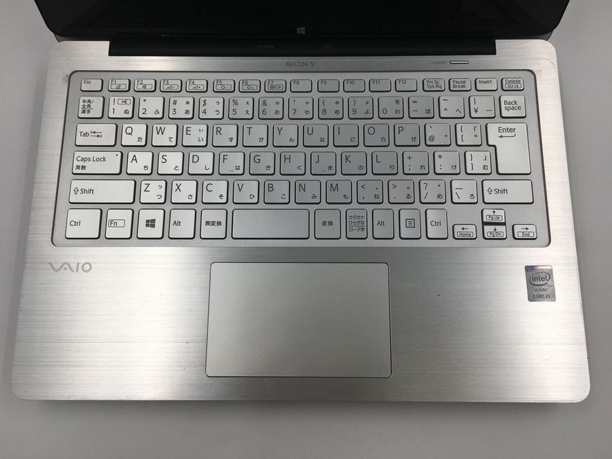 SONY/ノート/SSD 128GB/第4世代Core i5/メモリ4GB/4GB/WEBカメラ有/OS無-240425000945112_キーボード接写１