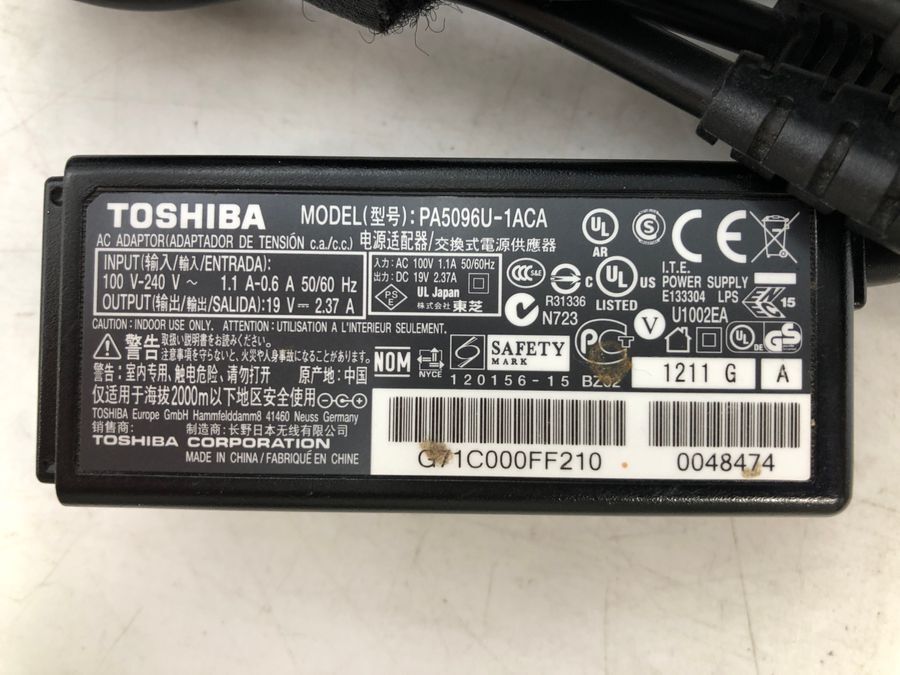 TOSHIBA/ノート/SSD 128GB/第4世代Core i5/メモリ4GB/4GB/WEBカメラ有/OS無-240502000959471の画像5