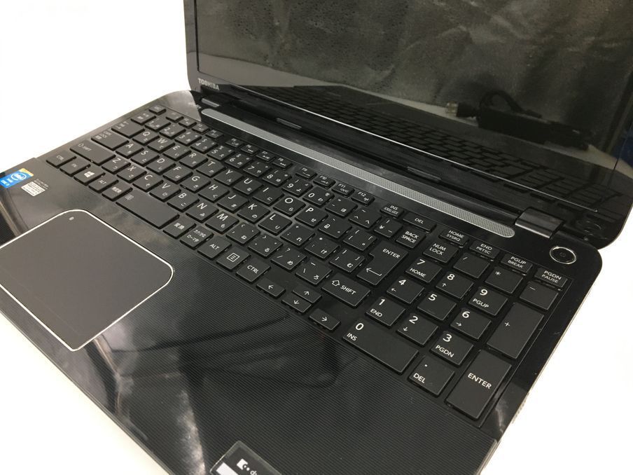 TOSHIBA/ノート/HDD 750GB/第4世代Core i3/メモリ4GB/WEBカメラ有/OS無-240430000952805_キーボード接写１