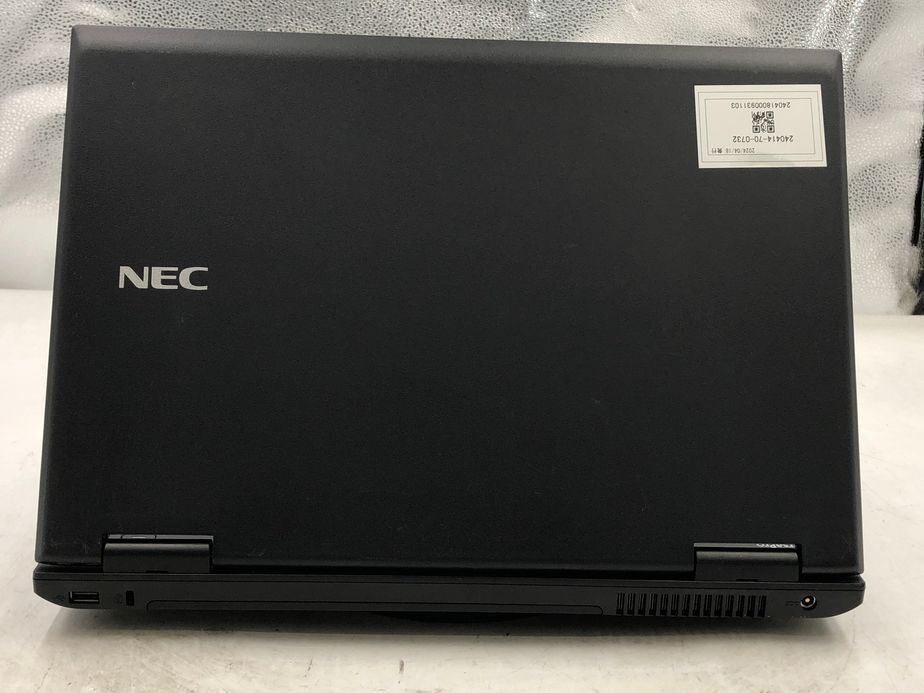 NEC/ノート/SSD 128GB/第4世代Core i5/メモリ4GB/4GB/WEBカメラ無/OS無-240418000931103_天板　M