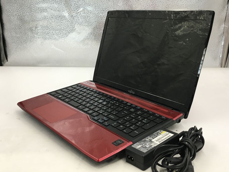 FUJITSU/ノート/HDD 1000GB/第4世代Core i3/メモリ4GB/WEBカメラ有/OS無-240425000945495_正面 M