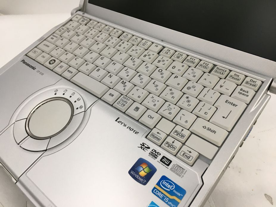 PANASONIC/ノート/HDD 500GB/第2世代Core i5/メモリ4GB/WEBカメラ無/OS無-240423000938599の画像7