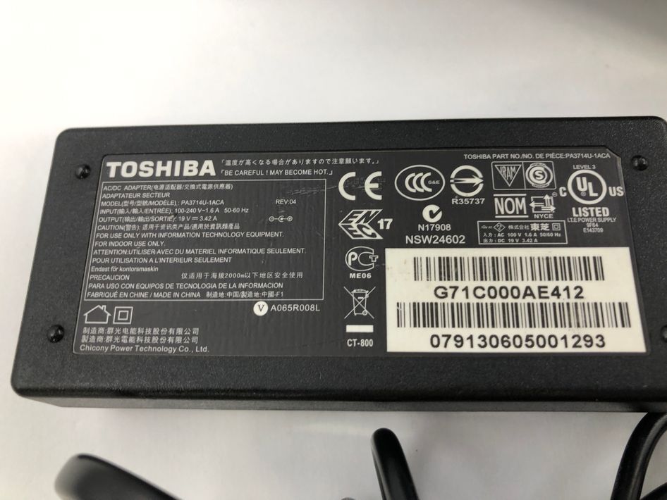 TOSHIBA/ノート/HDD 320GB/第3世代Core i3/メモリ4GB/WEBカメラ無/OS無-240426000947531_付属品 1