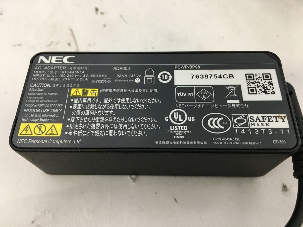 NEC/ノート/HDD 1000GB/第7世代Core i3/メモリ4GB/WEBカメラ有/OS無/Intel Corporation HD Graphics 620 32MB-240425000944988の画像5