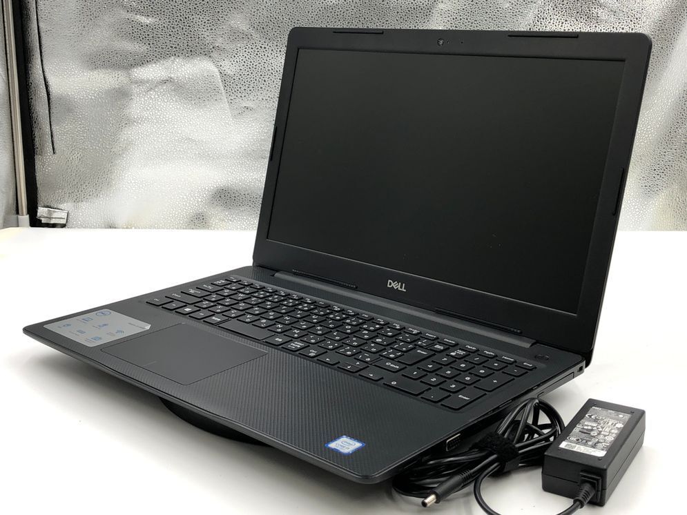 DELL/ノート/第7世代Core i3/メモリ8GB/4GB/WEBカメラ有/OS無/不明/ドライブDVD-R-240402000893316_正面 M