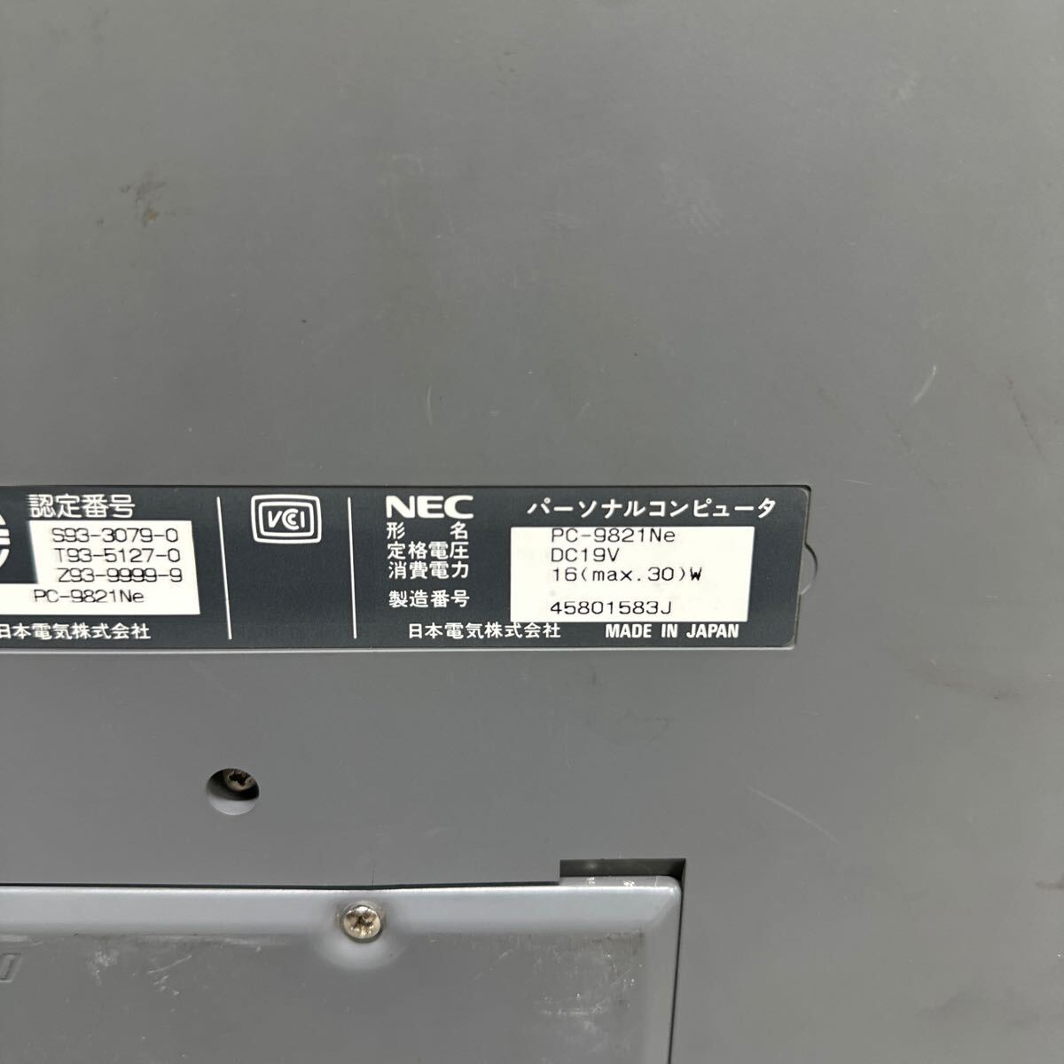 PCN98-1780 супер-скидка PC98 ноутбук NEC 98note PC-9821Ne пуск подтверждено Junk включение в покупку возможность 