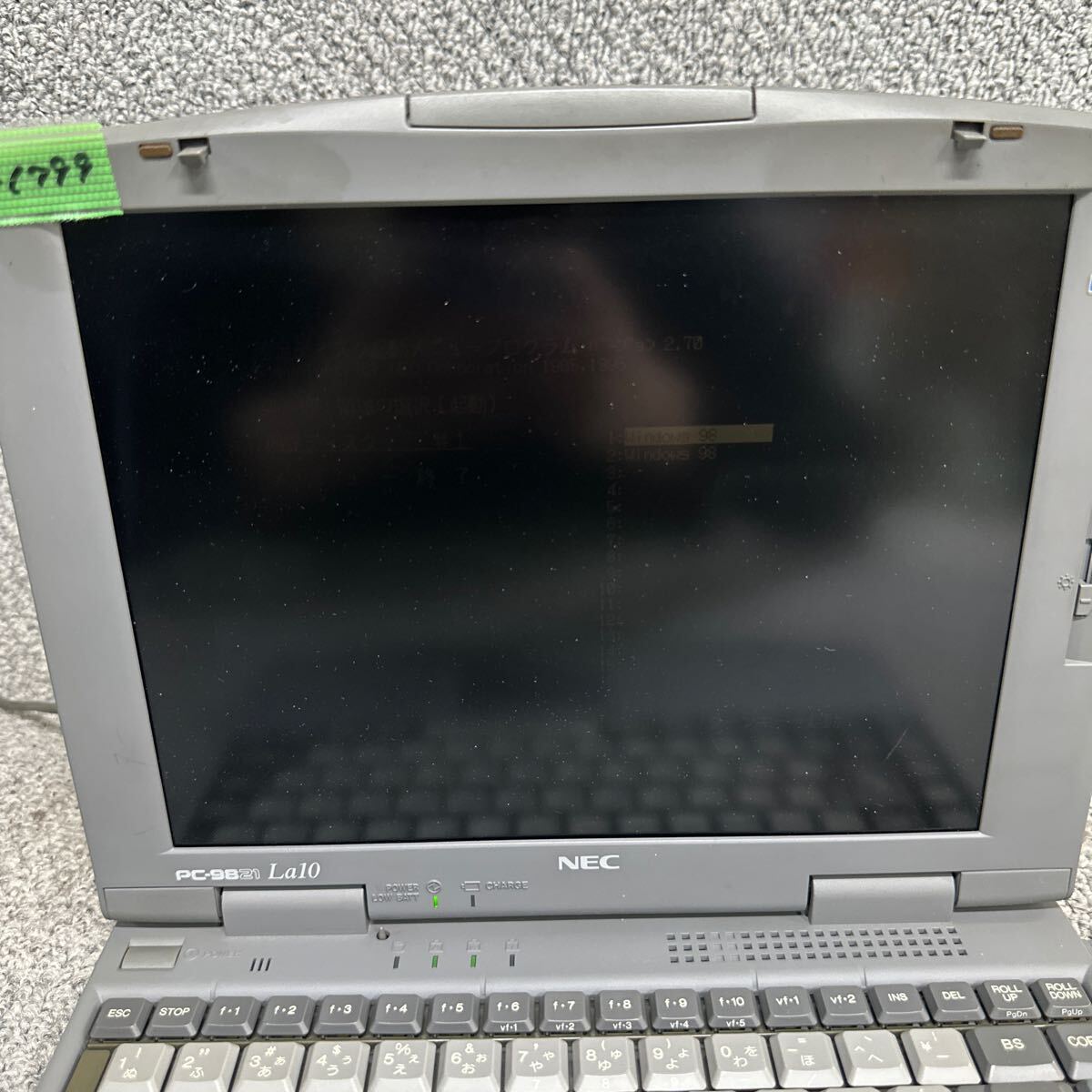PCN98-1799 супер-скидка PC98 ноутбук NEC 98note Aile PC-9821La10/S8 modelD пуск подтверждено Junk включение в покупку возможность 