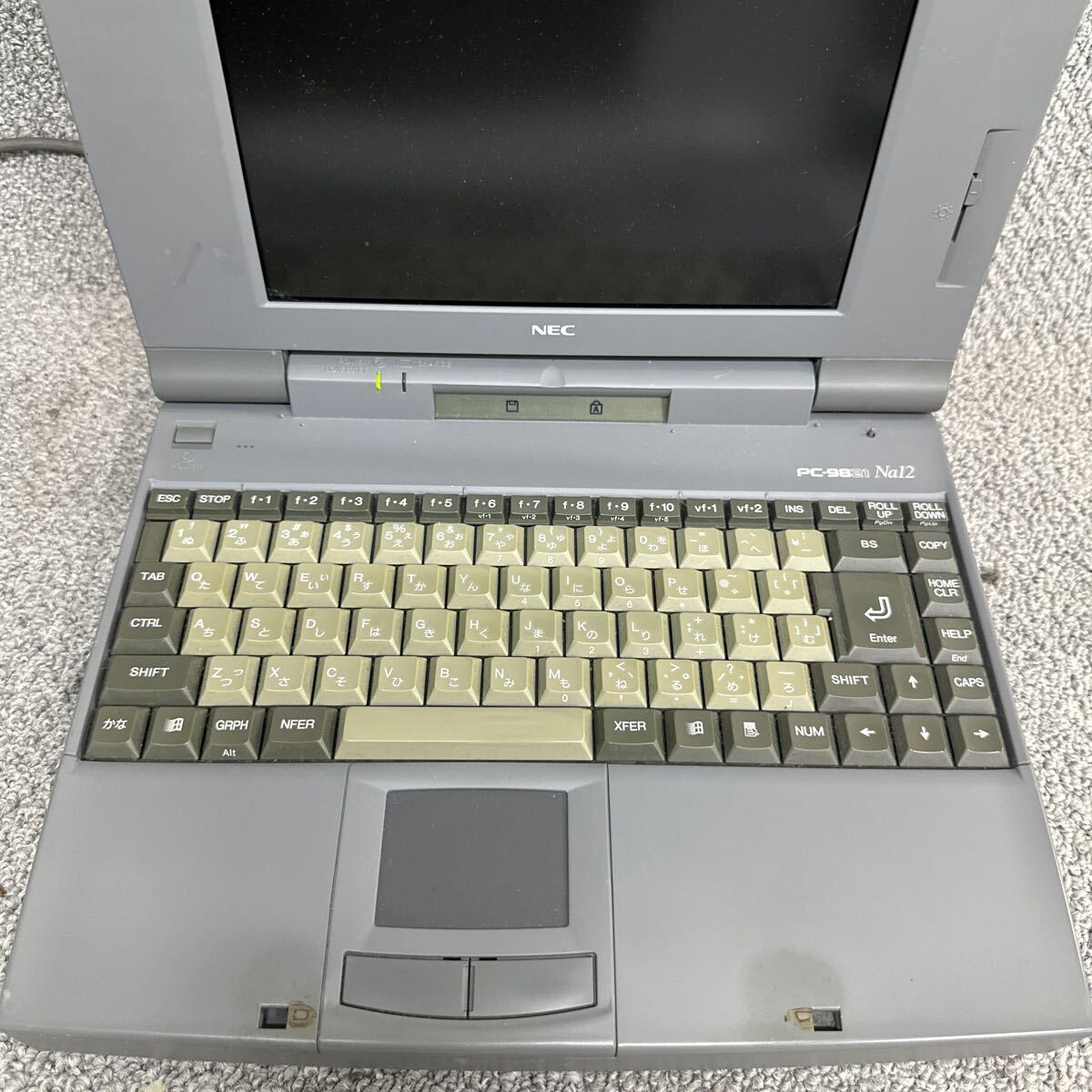 PCN98-1814 super-discount PC98 notebook NEC 98note PC-9821Na12/H10 start-up has confirmed Junk including in a package possibility 