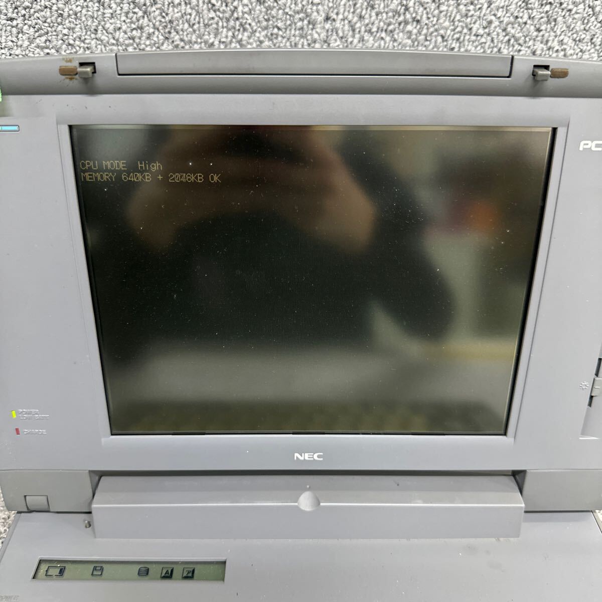 PCN98-1822 super-discount PC98 notebook NEC 98note PC-9821Ne2/340W start-up has confirmed Junk including in a package possibility 