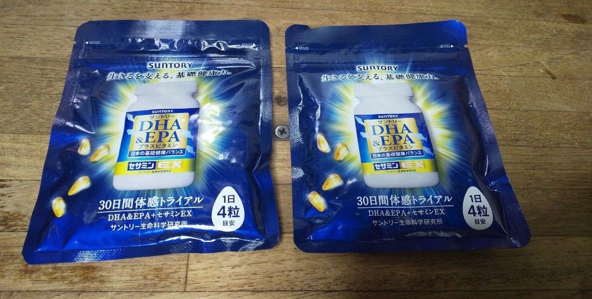 サントリー DHA＆EPA＋セサミンEX 30日分 120粒２袋セット