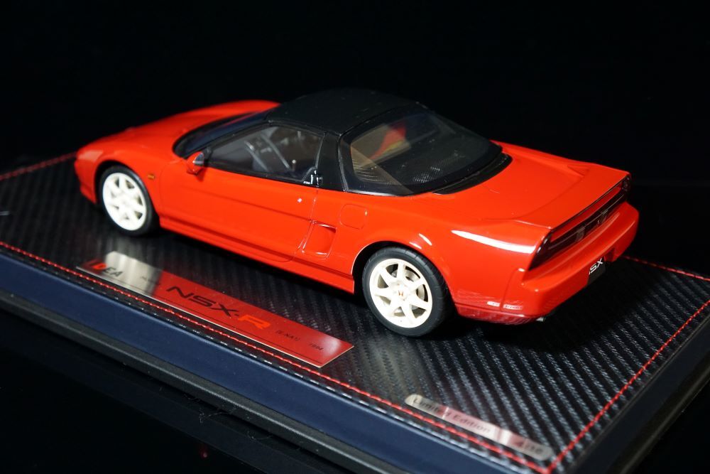 【　ホンダ ＮＳＸ タイプＲ 限定１０台 メイクアップ　ＩＤＥＡ １／１８ ハンドメイドモデル　レッド　】_画像6