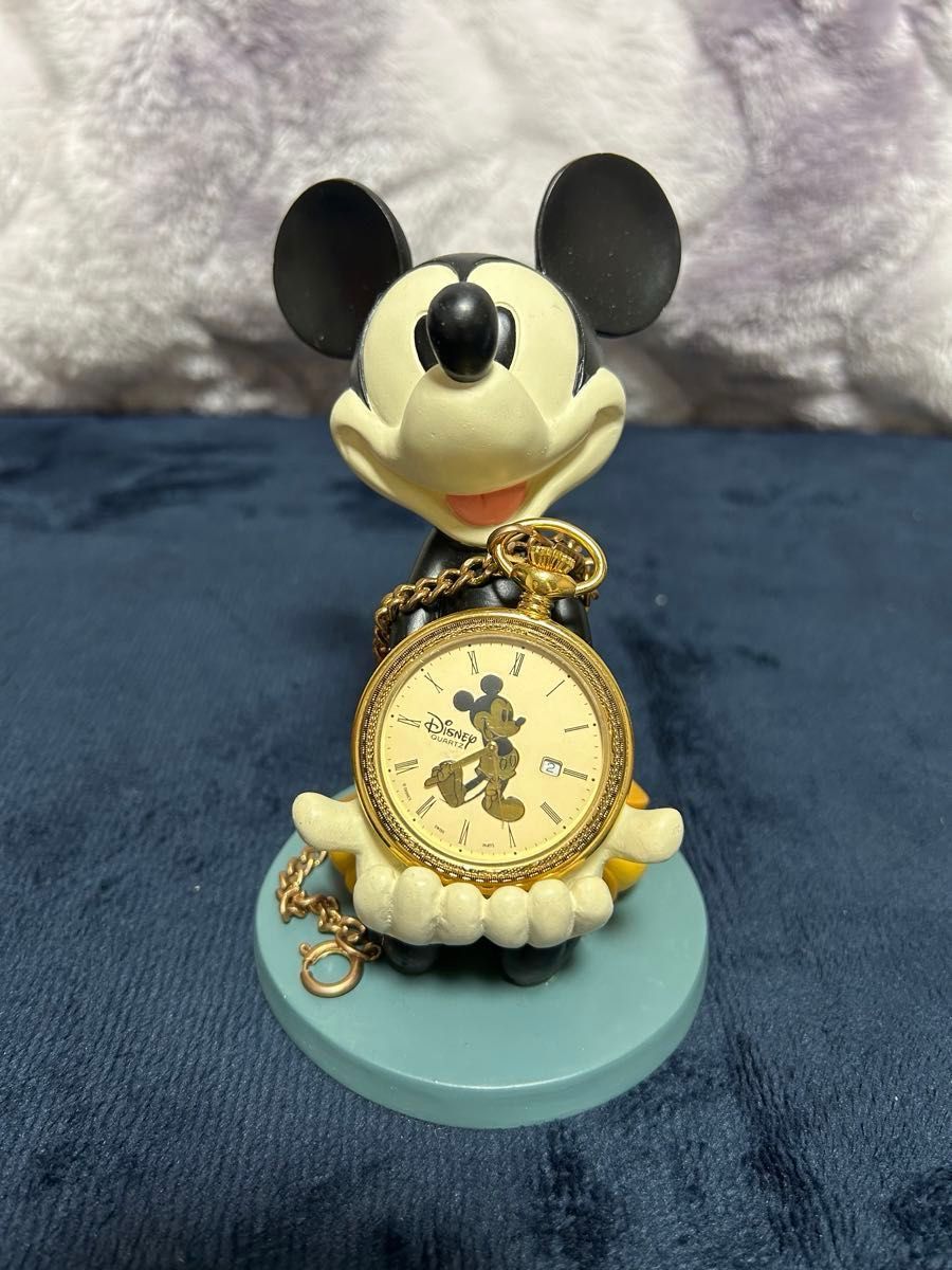懐中時計　ミッキーマウス　ディズニー 置き時計