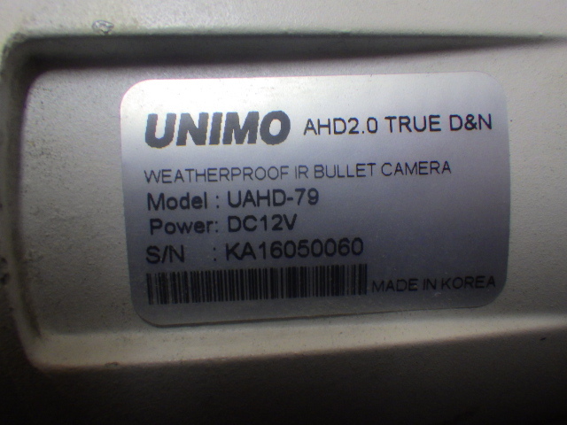 防犯カメラ◆UNIMO UAHD-79 4台セット◆ダミーカメラ 部品取り ジャンク◆E32_画像5