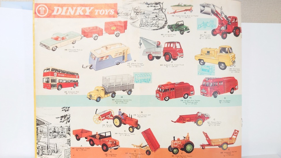 貴重 英国DINKY ヴィンテージ 1960年代 英文カタログ オリジナル 市場にあまり出ない希少な資料の画像4