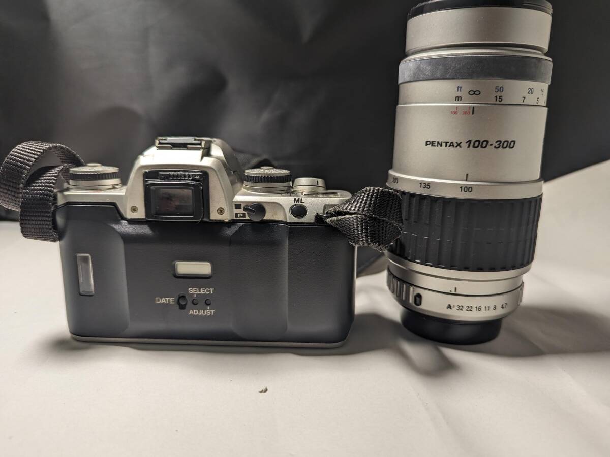 【動作未確認】PENTAX MZ-3 ペンタックス フィルムカメラ 一眼レフ PENTAX-FA 28-70mm 1:4 ＋　PENTAX レンズ 100-300mm_画像2