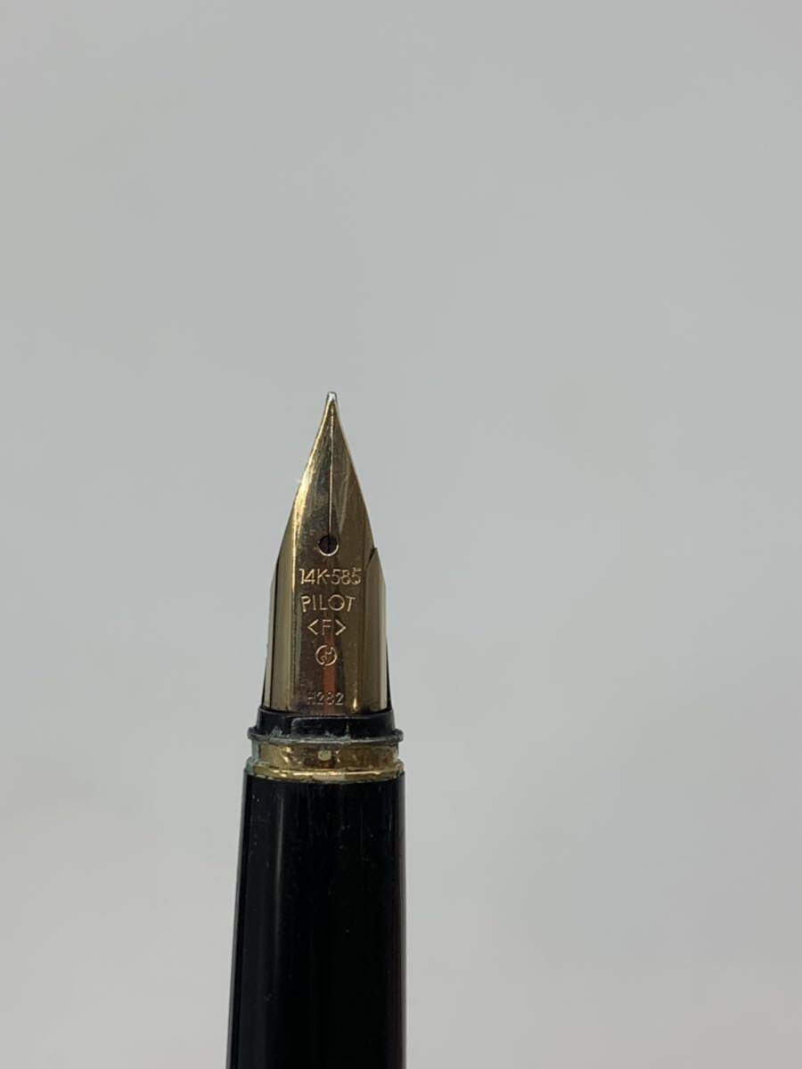 パイロット 万年筆 ブラック ゴールド 14K-585 PILOT 文房具 筆記用具 日本製_画像2