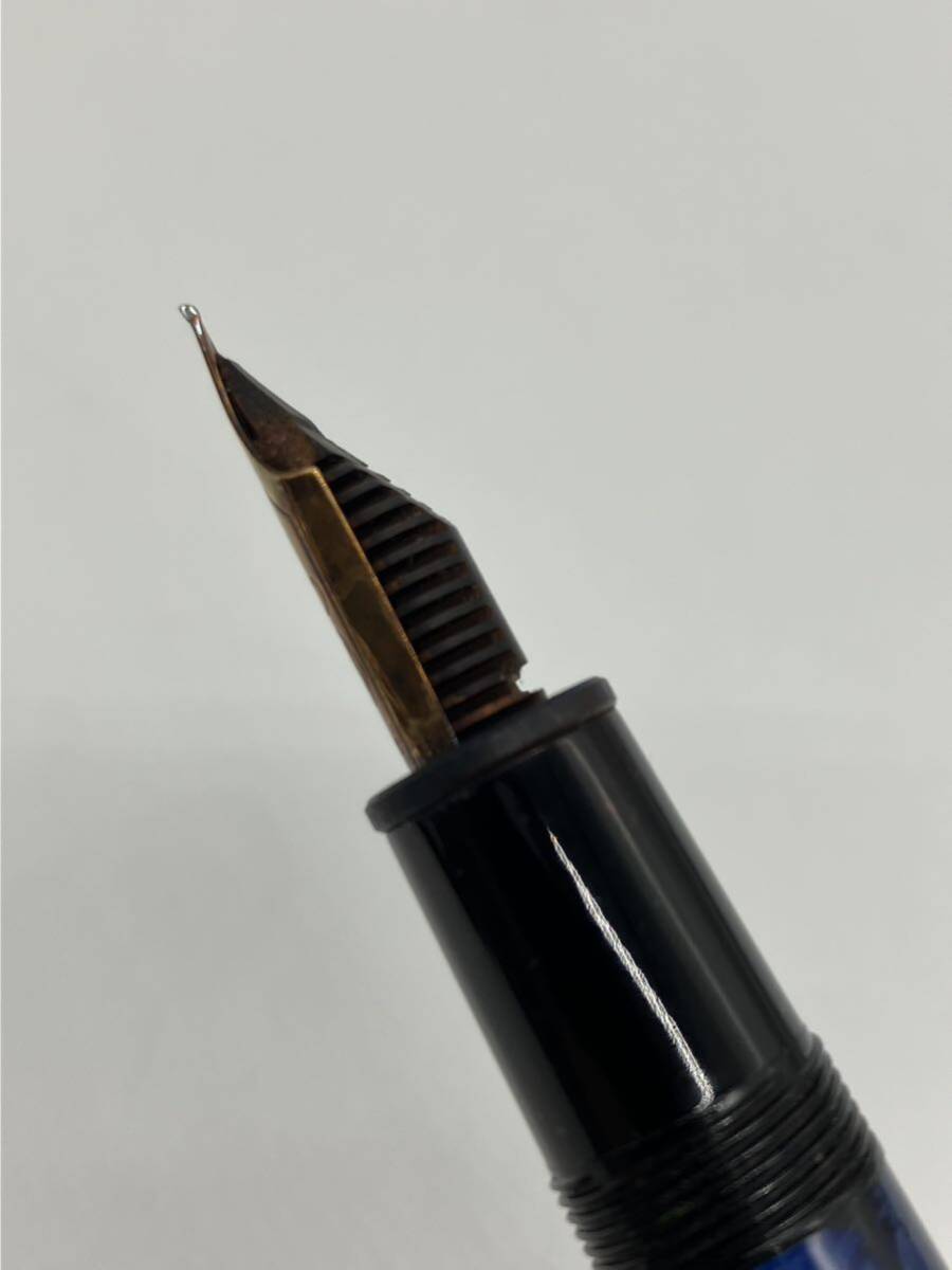 万年筆 MONTBLANC No.146 黒色 モンブラン マイスターシュティック ル・グラン 約141mm(収納時) 約156mm(筆記時) 軸径約15mm 筆記用具_画像3