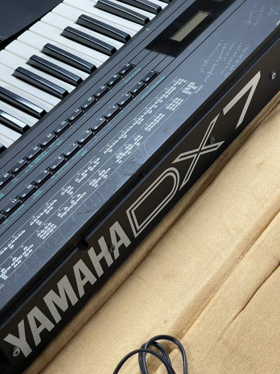 [ free shipping ]YAMAHA Yamaha synthesizer DX7s keyboard cartridge attaching used Junk electrification has confirmed 