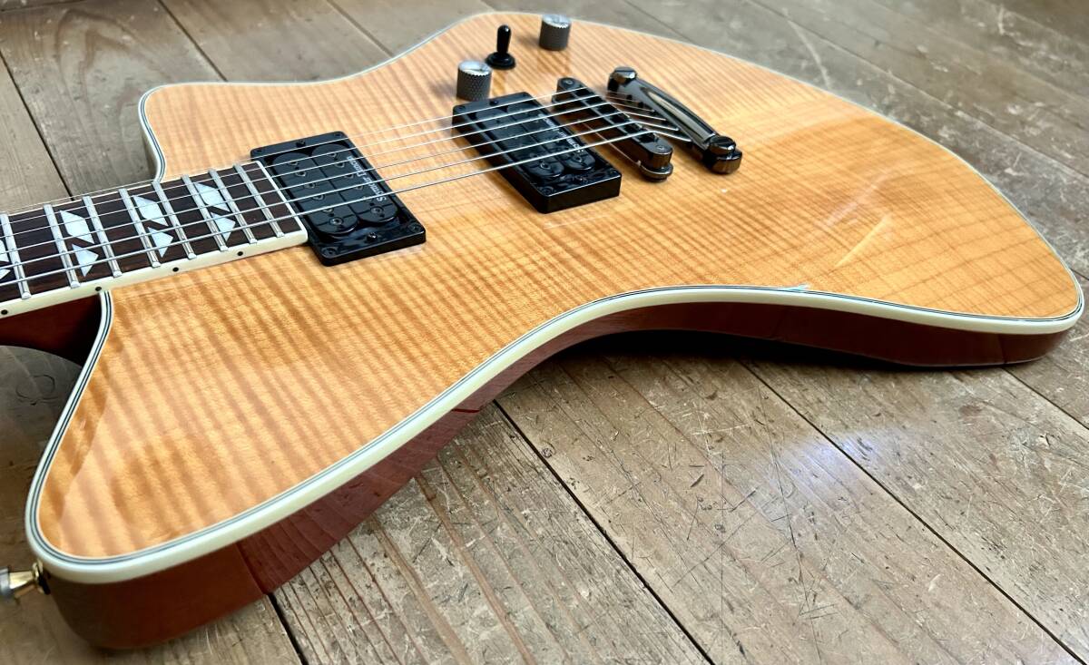 極希少 美品 FERNANDES VERTIGO Deluxe Flame TOP Natural H 極希少 美品 FERNANDES VERTIGO Deluxe Flame TOP Natural H