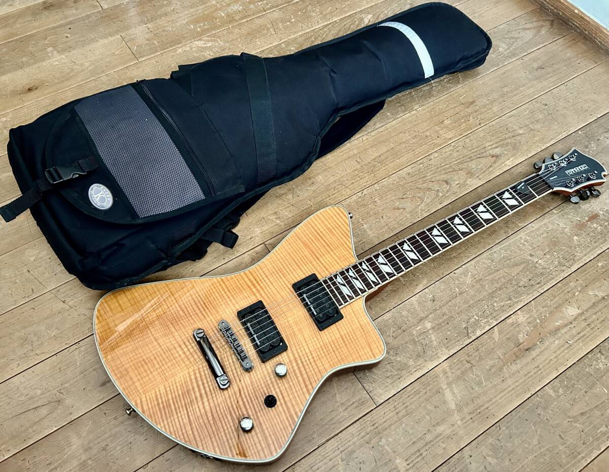 極希少 美品 FERNANDES VERTIGO Deluxe Flame TOP Natural H 極希少 美品 FERNANDES VERTIGO Deluxe Flame TOP Natural H