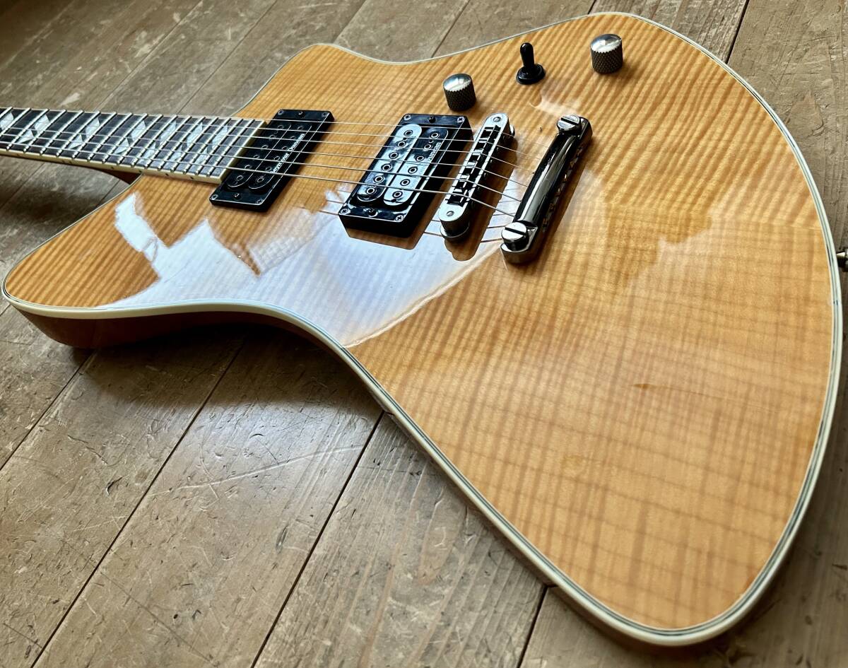 極希少 美品 FERNANDES VERTIGO Deluxe Flame TOP Natural H 極希少 美品 FERNANDES VERTIGO Deluxe Flame TOP Natural H