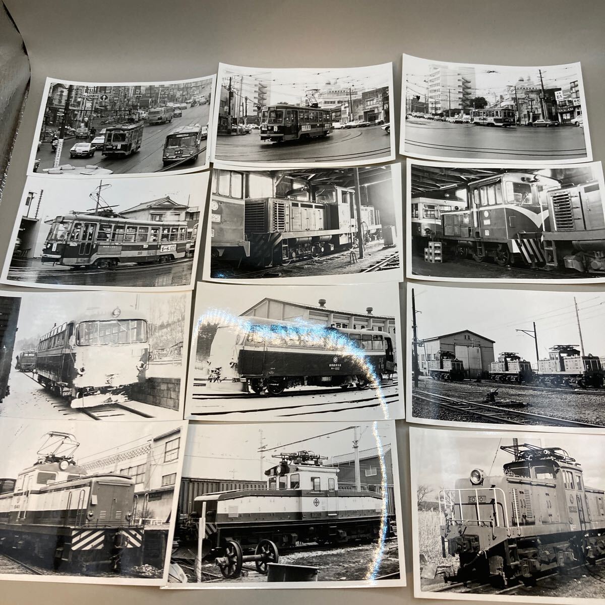 昭和レトロ 古い 鉄道 写真 102枚 路面電車 電車 市電　　モノクロ写真 白黒写真 生写真 昭和風景_画像8