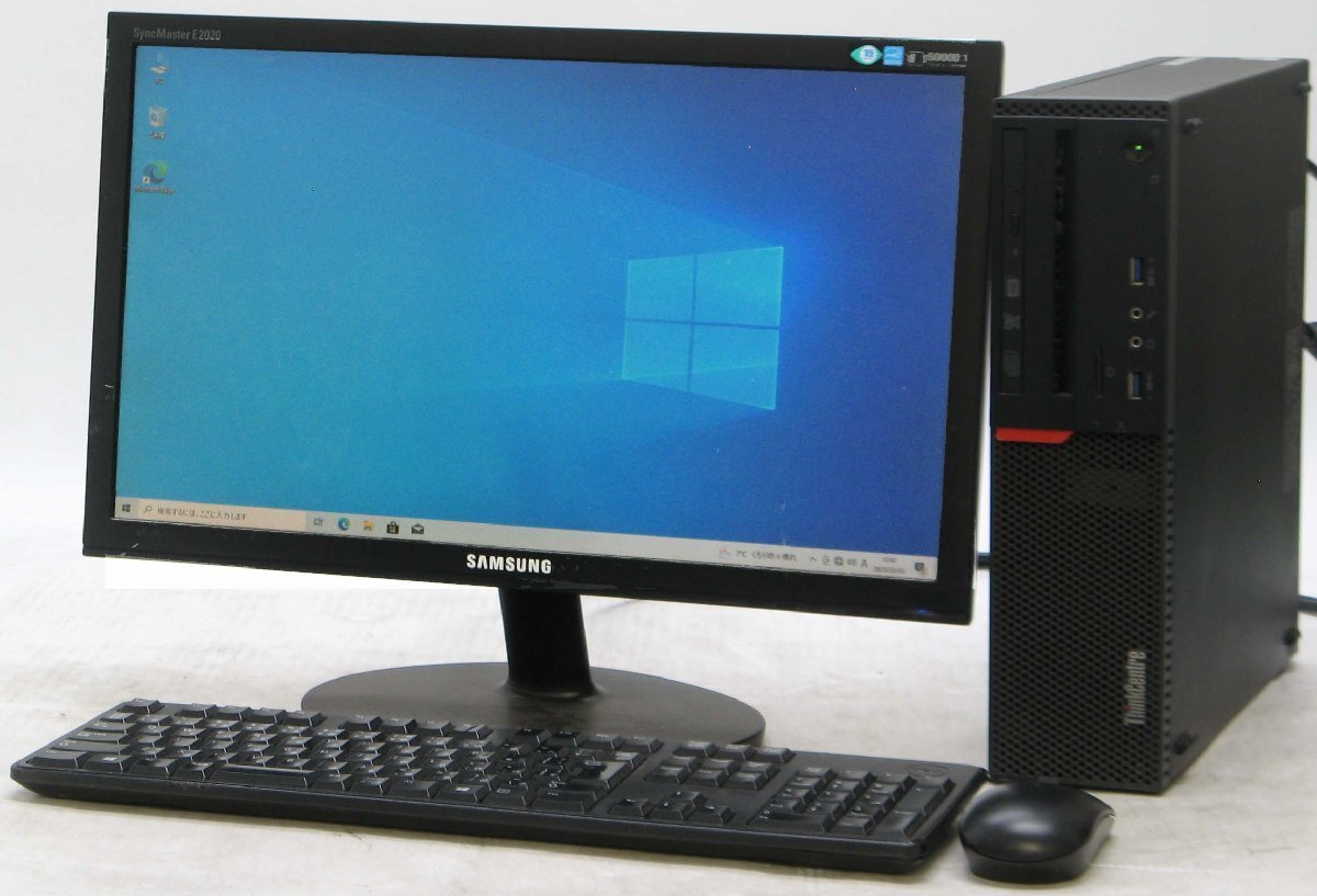 Lenovo ThinkCentre M900 10FG-A0BBJP # 20 -дюймовый широкий жидкокристаллический комплект # i7-6700/DVD мульти- /Geforce GT 720/ no. 6 поколение /Windows10 настольный 