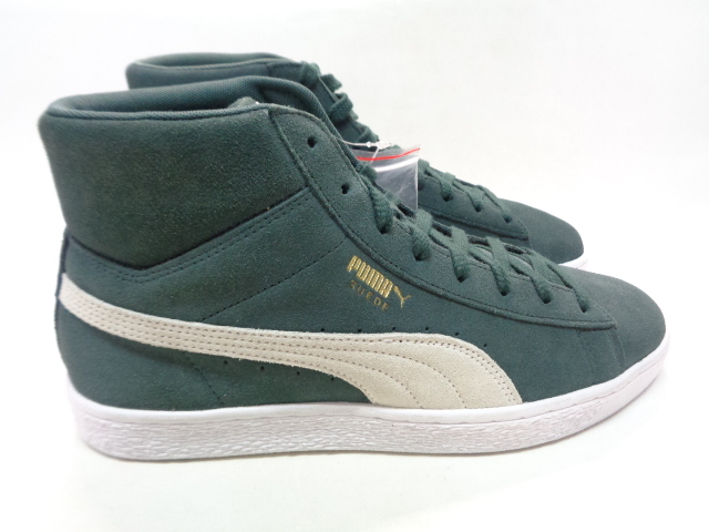 緑 27cm プーマ スウェード クラシック 21 ミッド PUMA SUEDE CLASSIC XXI MID 新品_画像6