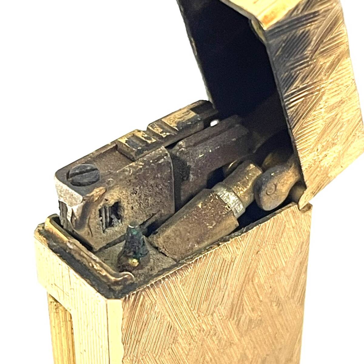 【5349】Windmill ウィンドミル ガスライター mini FOX ミニフォックス ゴールドカラー 金色 箱付き タバコ 煙草 喫煙具 ヴィンテージの画像9