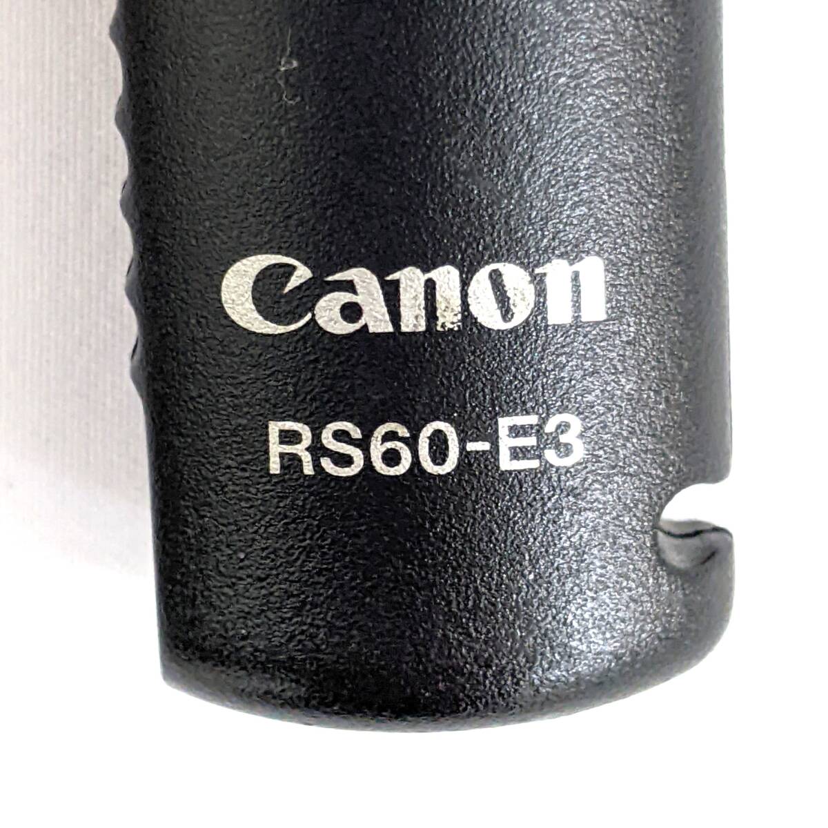 【5446】Canon キャノン RS60-E3 リモートスイッチ 2469A002 ブラックカラー カメラ レリーズロック 一眼 デジタル 定番 人気_画像4