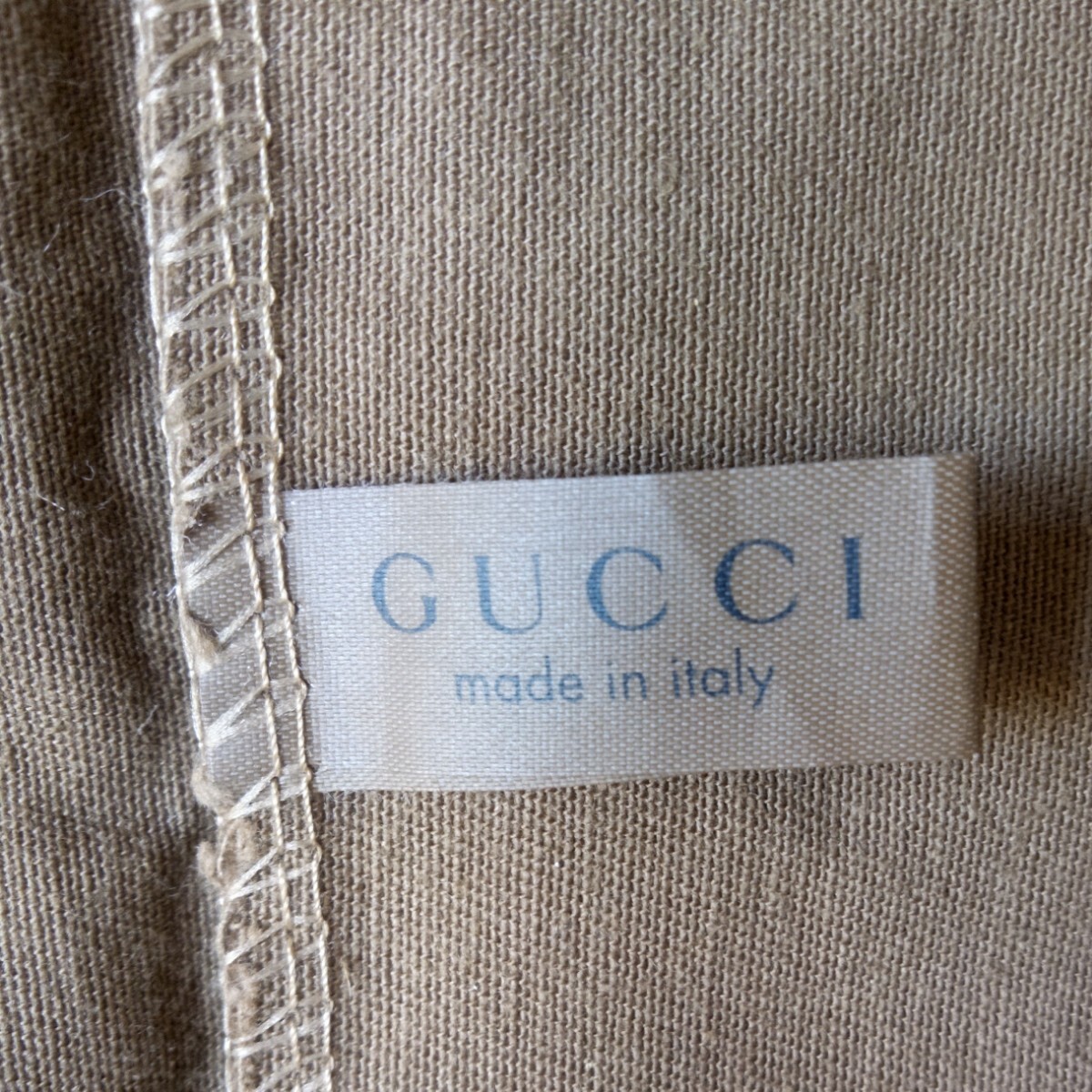 〔グッチ〕43×60cm 保存袋 巾着袋 布袋 GUCCI 正規品 たて長 大きめ（0127)_画像6