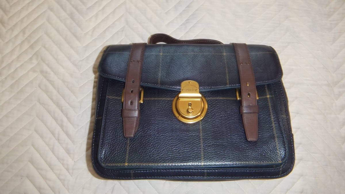 Ralph Lauren / Ralph Lauren handbag shoulder bag black watch 