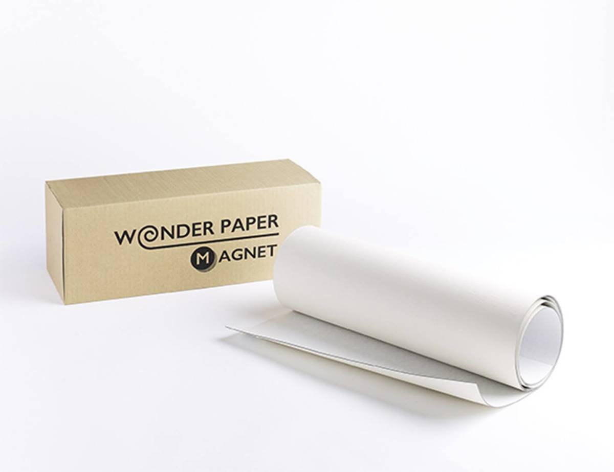 未使用品　ワンダーペーパーマグネット　マグネットが付く壁紙　　ノリ付き　Wonder Paper MAGNET　48㎝×2ｍ　_画像2